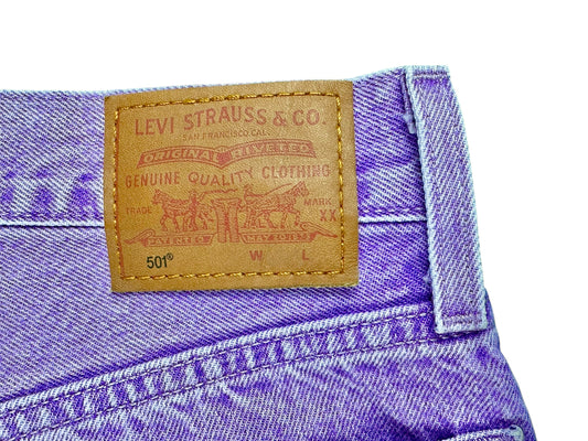 Jeans da donna Levi's 501 viola