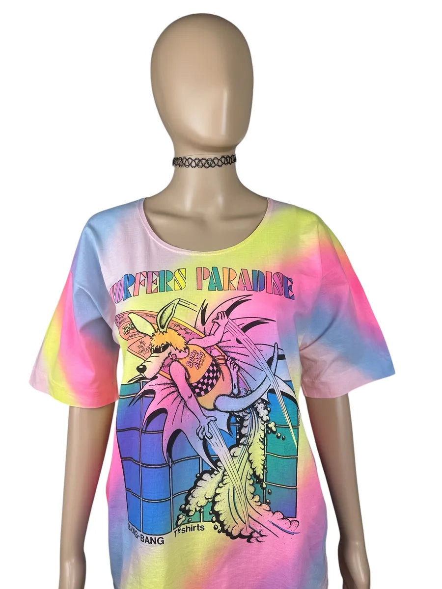 T-shirt Vintage Donna anni '90 Tie Dye