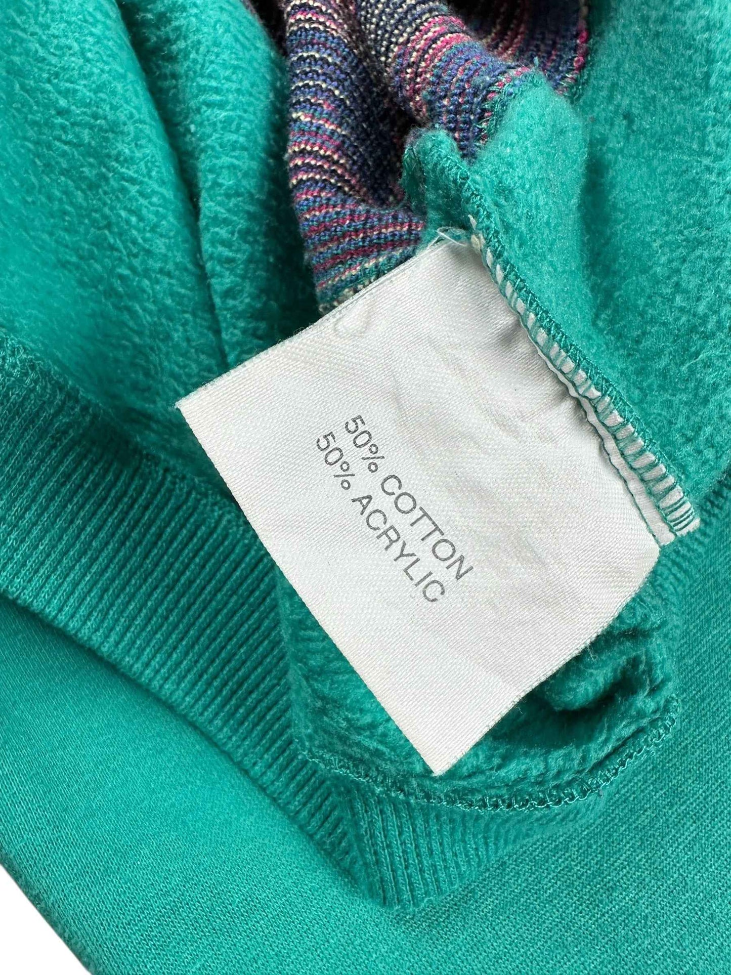 Felpa vintage con dettagli effetto uncinetto anni ’90