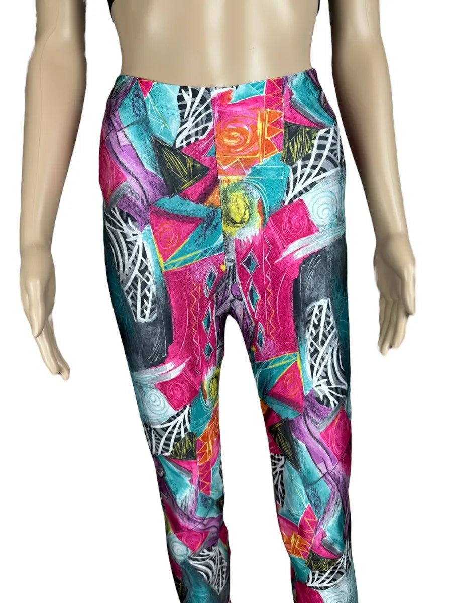 Leggings vintage donna anni '90