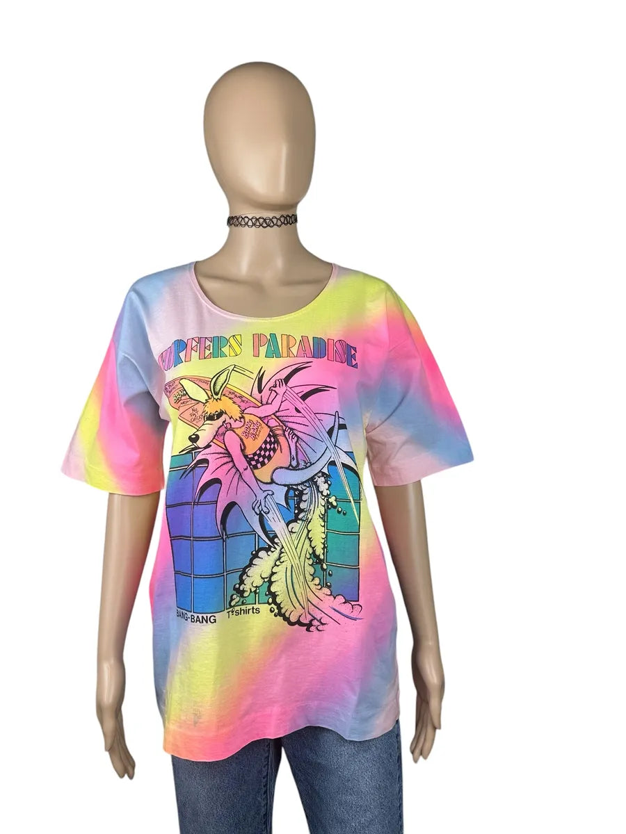 T-shirt Vintage Donna anni '90 Tie Dye