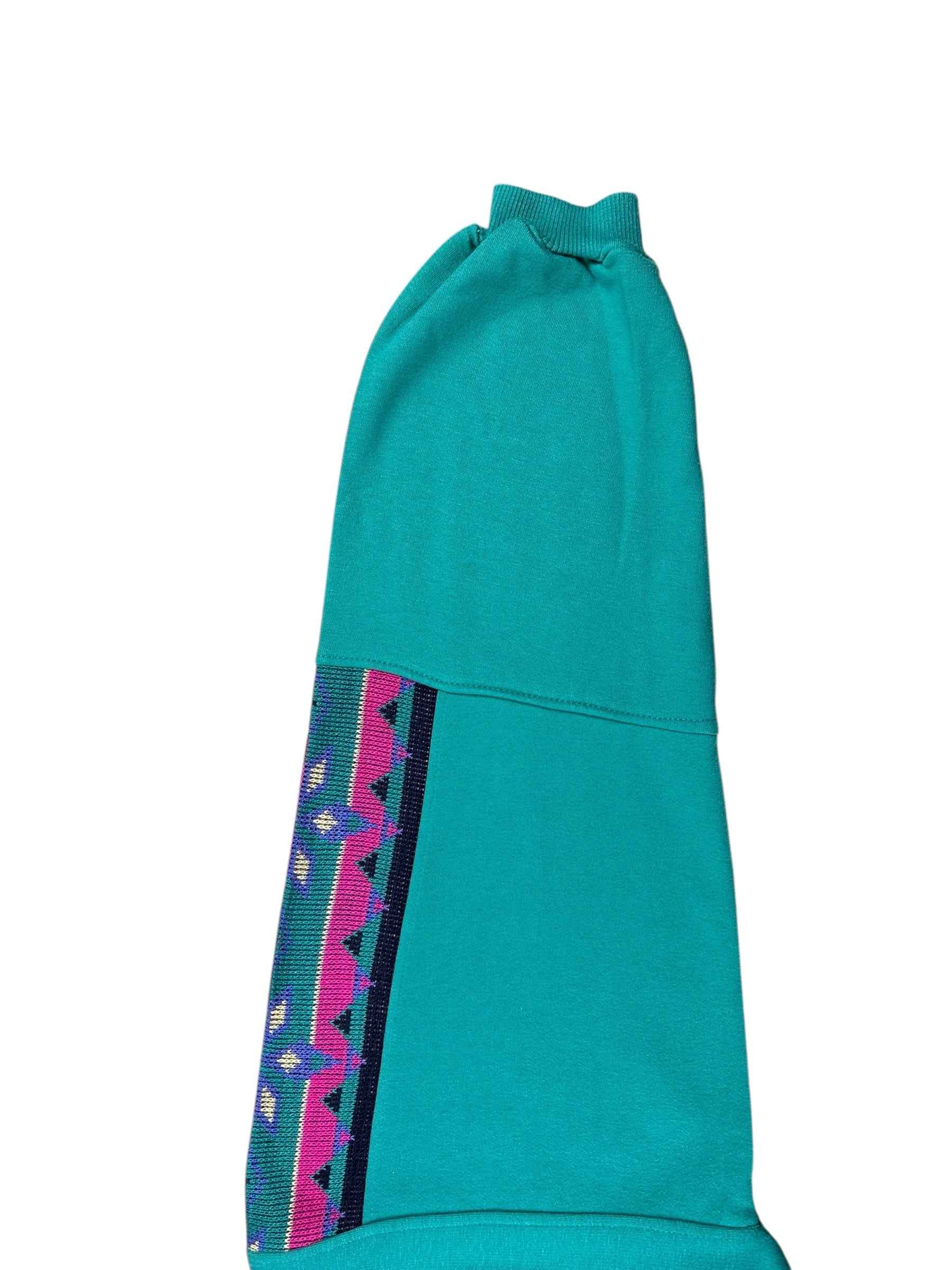 Felpa vintage con dettagli effetto uncinetto anni ’90