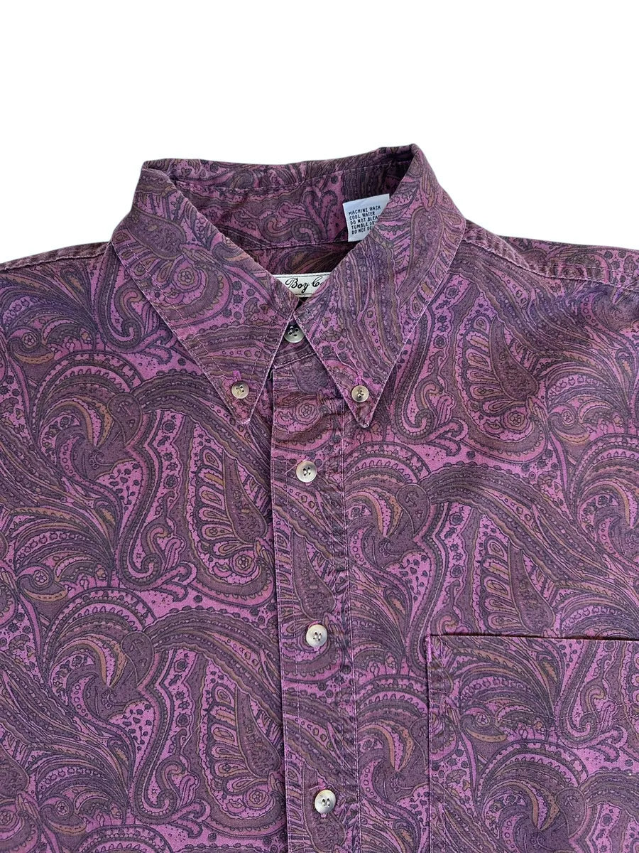 Camicia vintage da uomo con motivo Paisley