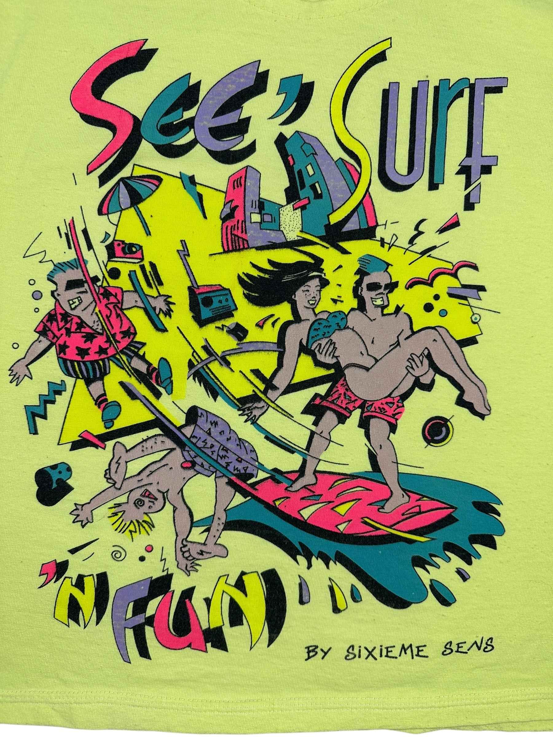 Canottiera con stampa anni '90