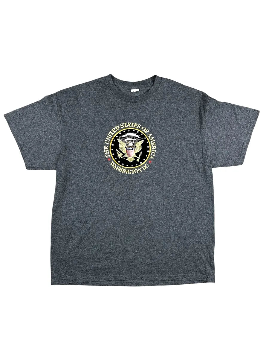 T-shirt vintage americana con ricamo Washington DC
