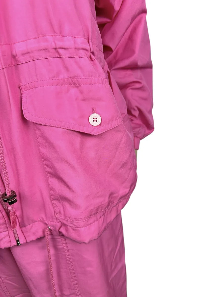 Ellesse - tuta intera vintage anni ’80 rosa taglia S/M