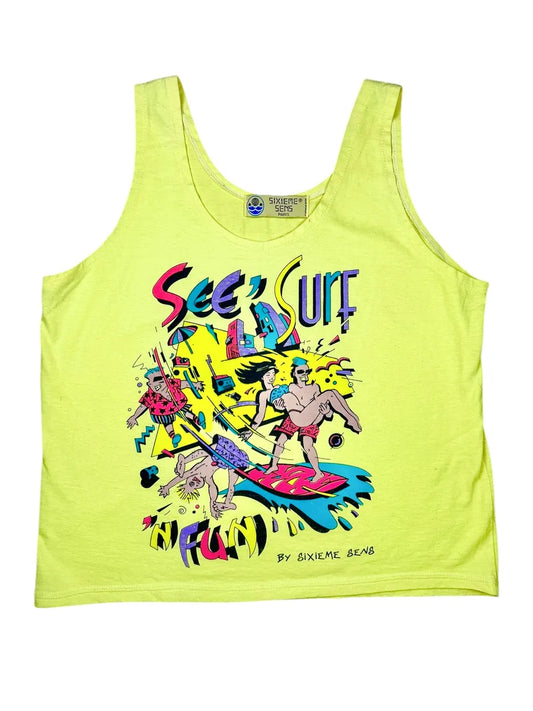 Canottiera con stampa anni '90