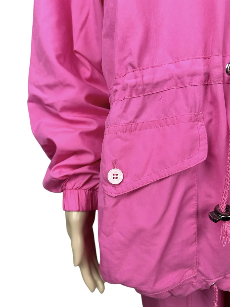 Ellesse - tuta intera vintage anni ’80 rosa taglia S/M