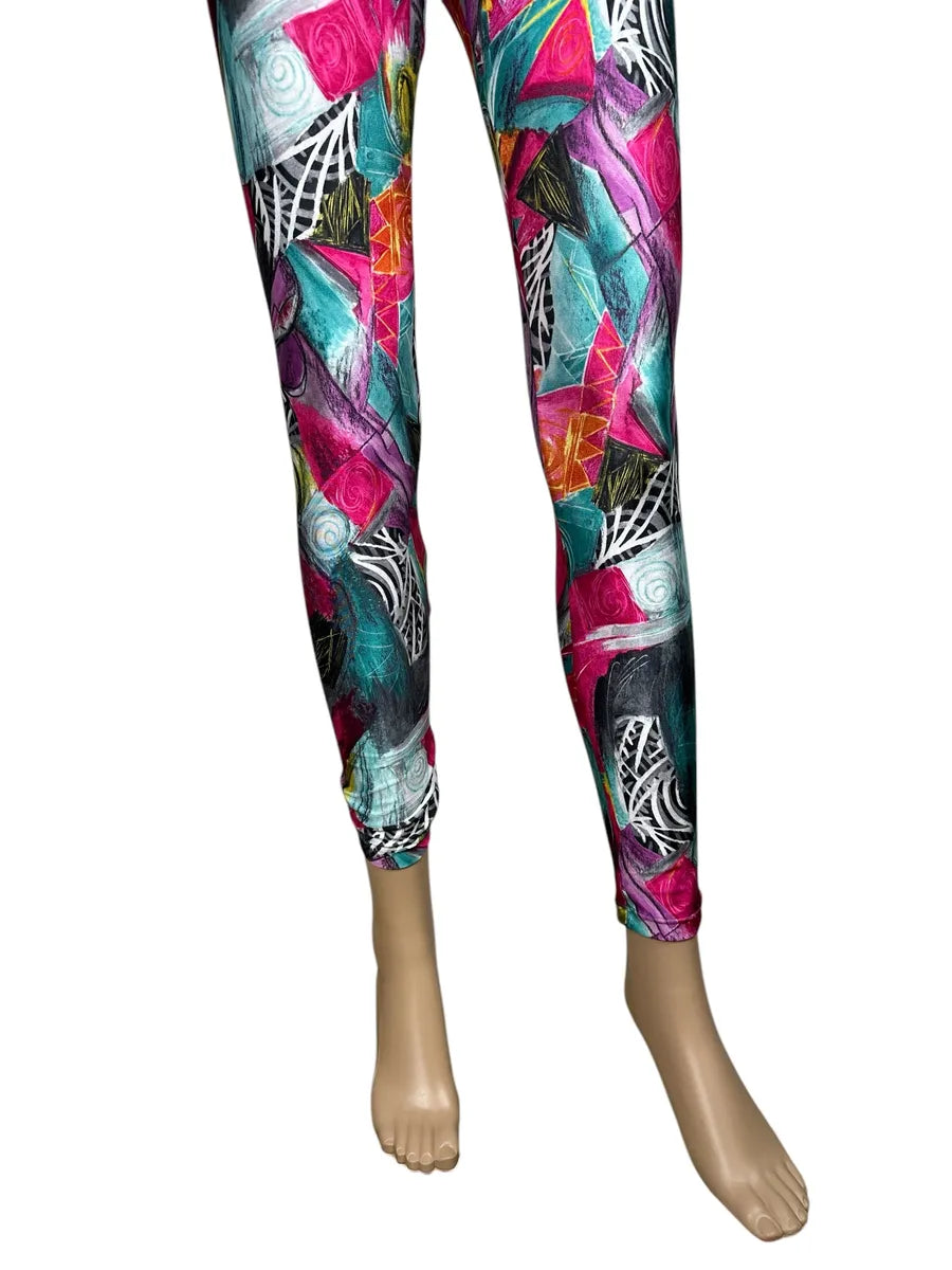 Leggings vintage donna anni '90