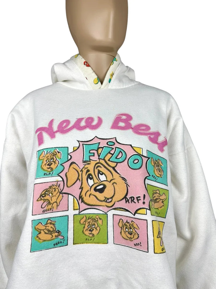 Felpa da donna con cappuccio anni 90