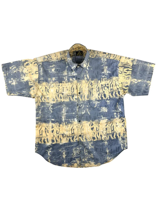 Camicia vintage a maniche corte da uomo