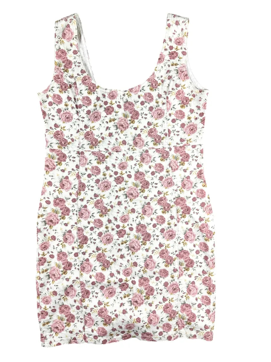 Vestitino da donna con fantasia di rose
