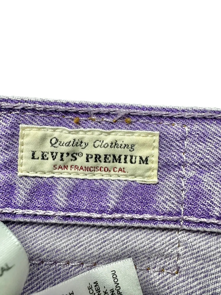 Jeans da donna Levi's 501 viola