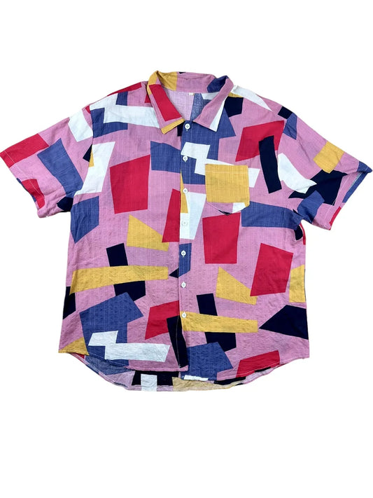 Camicia vintage a maniche corte da uomo