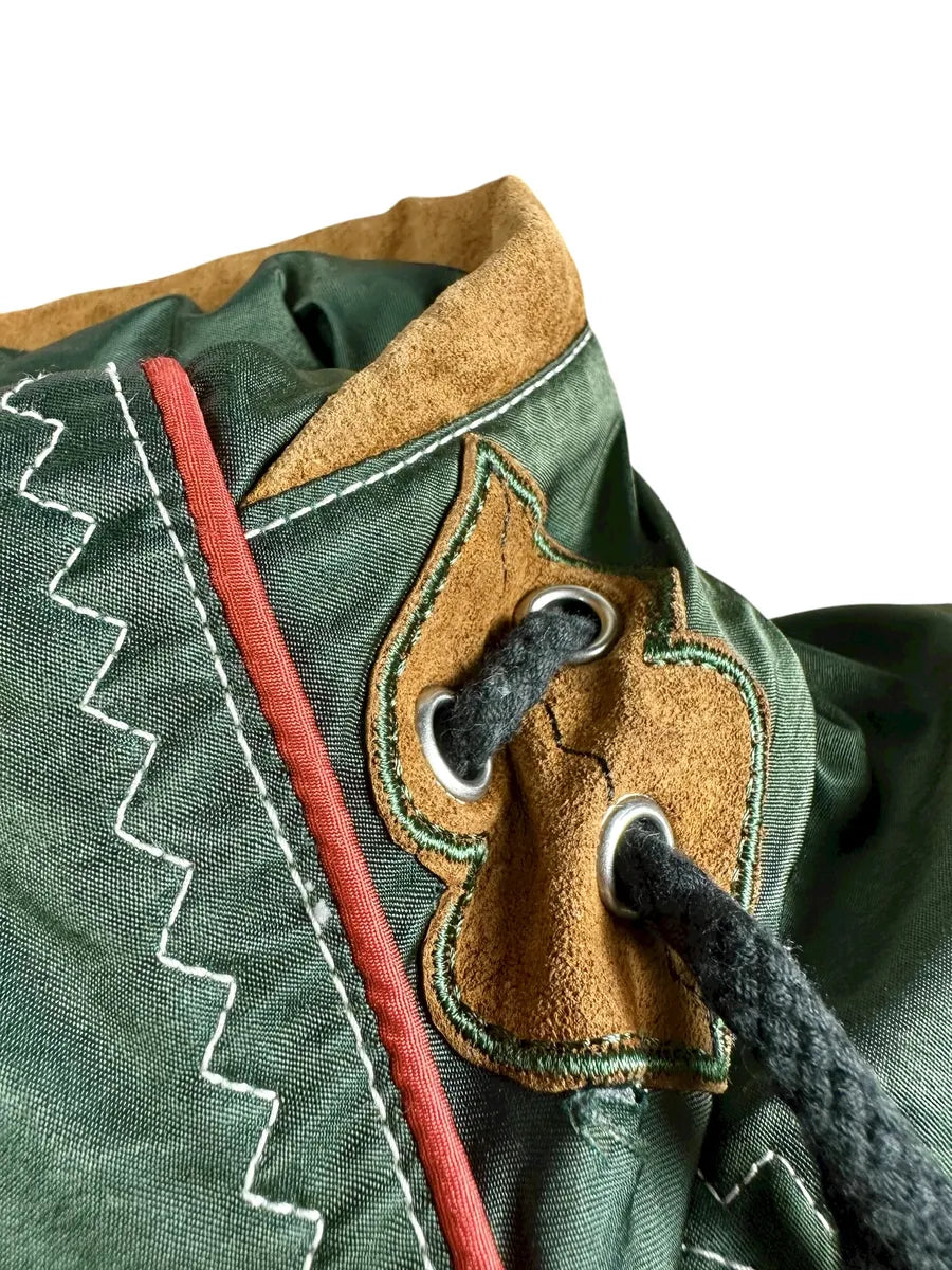 Giubbotto vintage da uomo verde firmato Sportalm