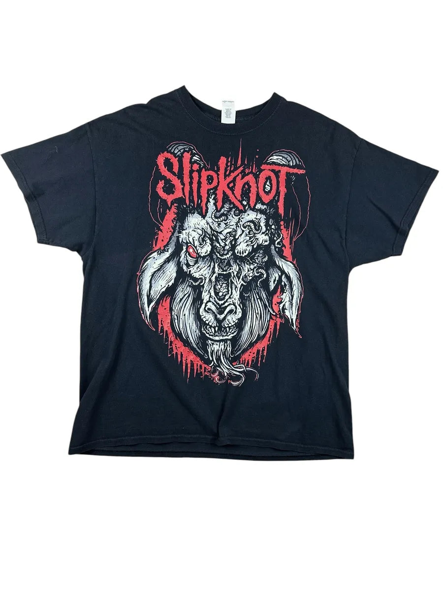 T-shirt Vintage Slipknot con Doppia Grafica