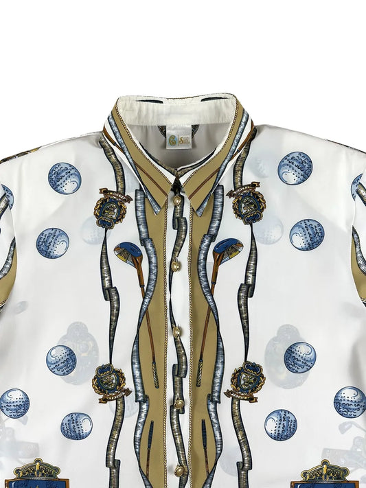 Camicia da donna vintage a maniche corte