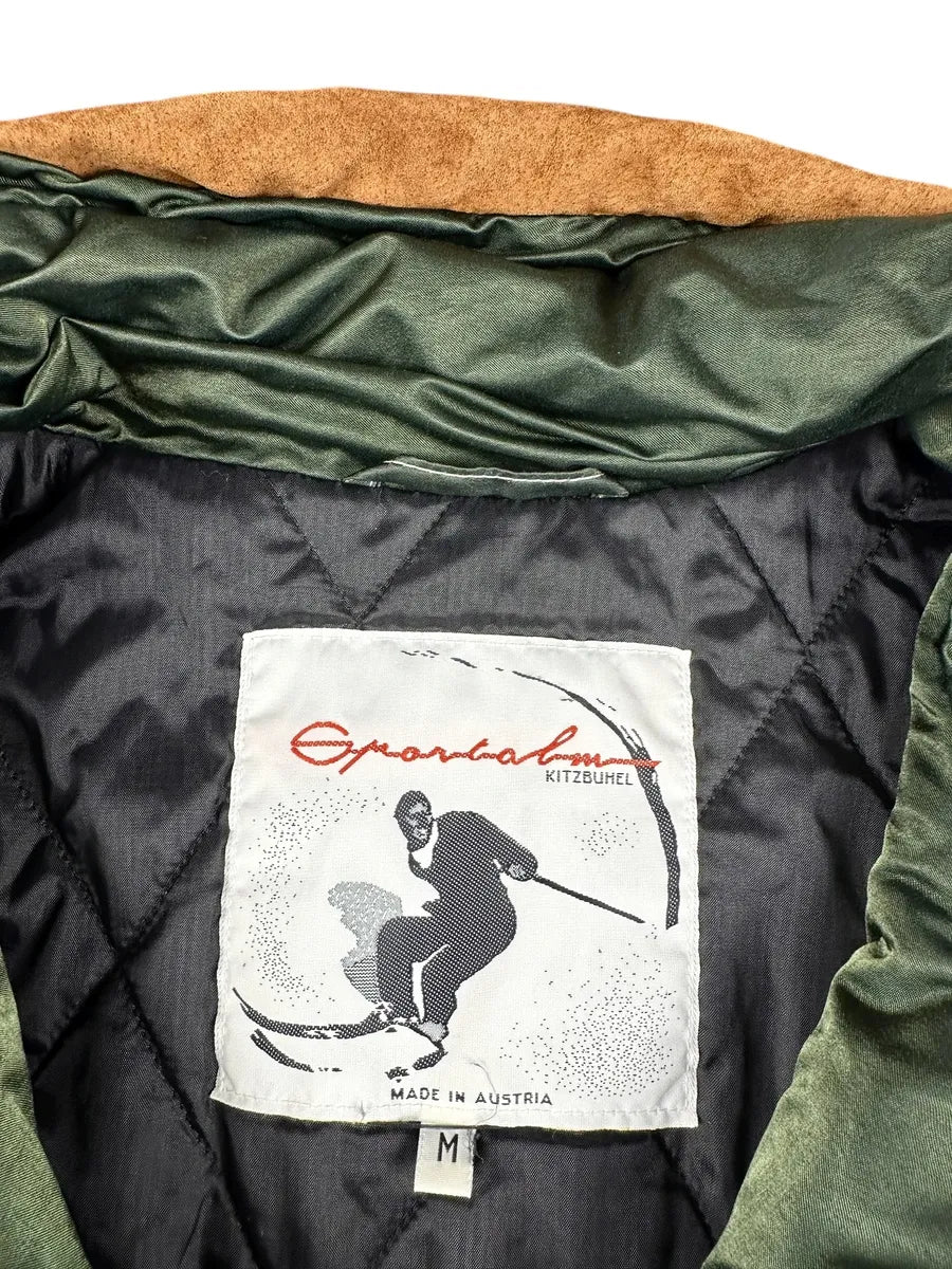 Giubbotto vintage da uomo verde firmato Sportalm