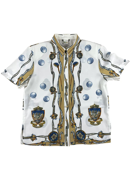 Camicia da donna vintage a maniche corte