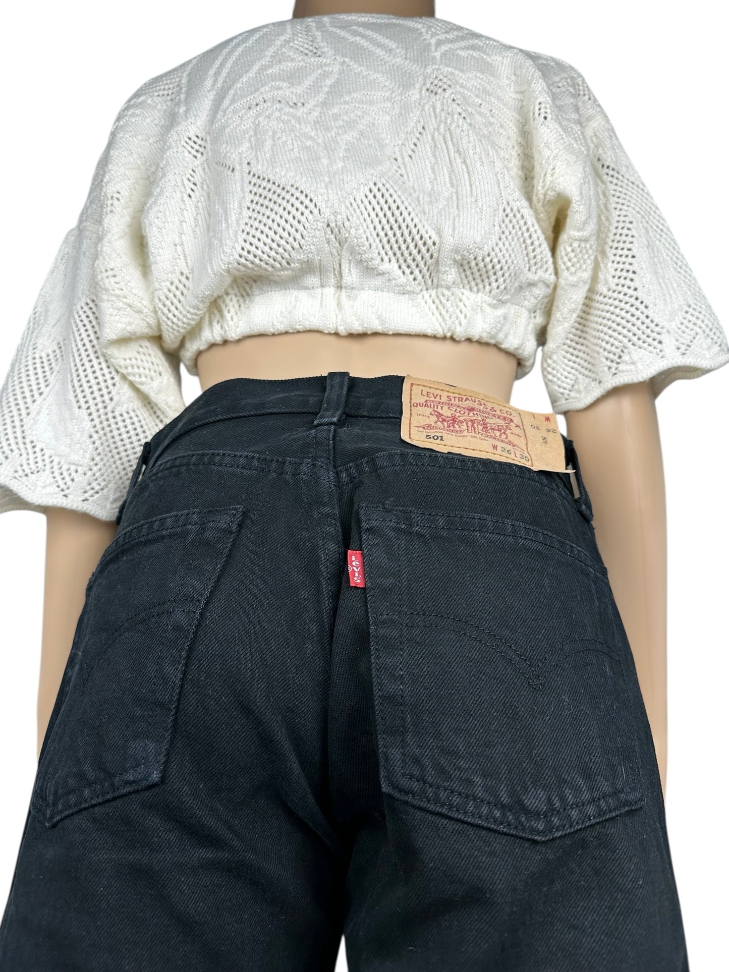 Vaqueros Levi's 501 negros para mujer