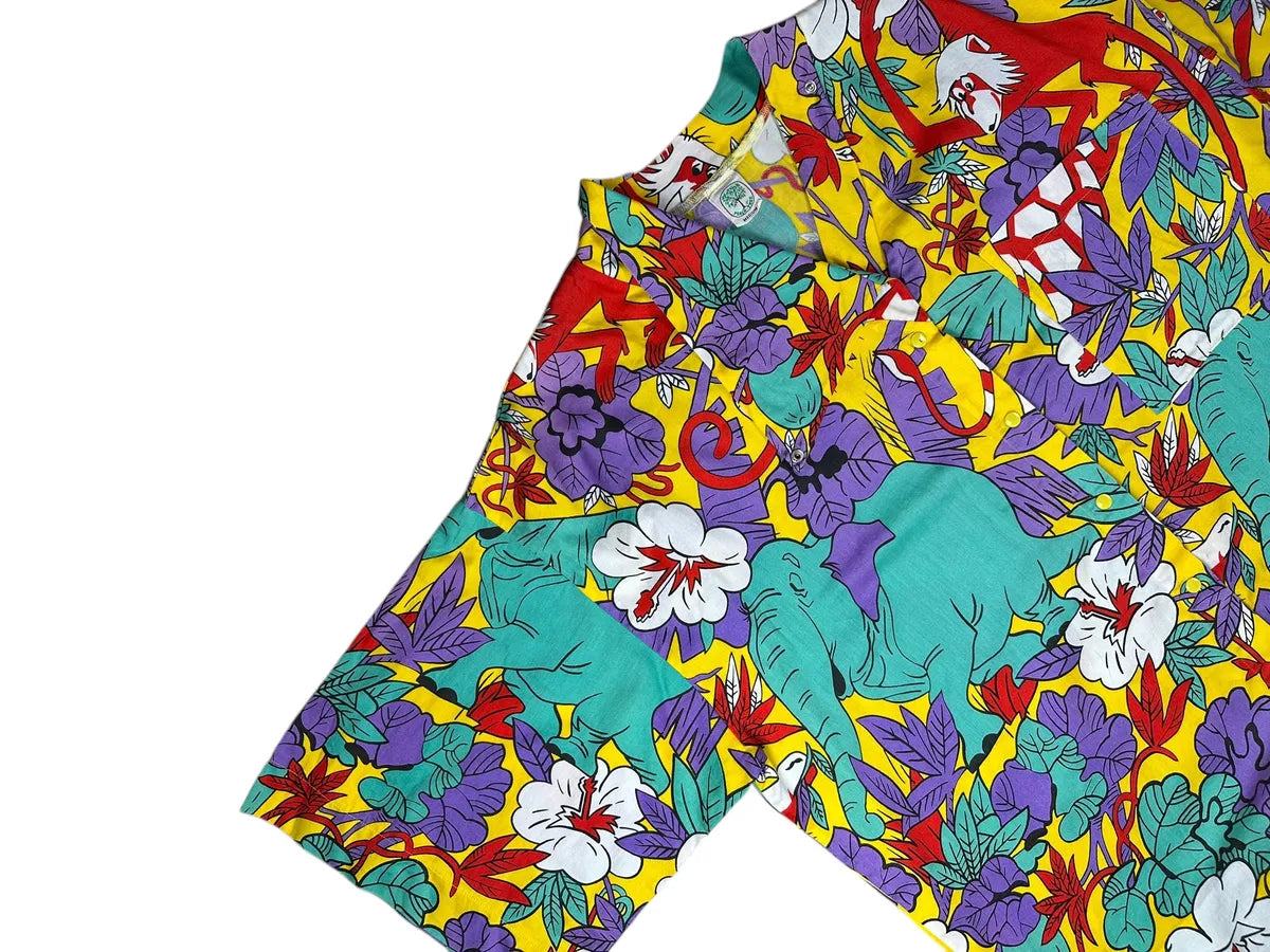 Camicia da donna vintage a fantasia