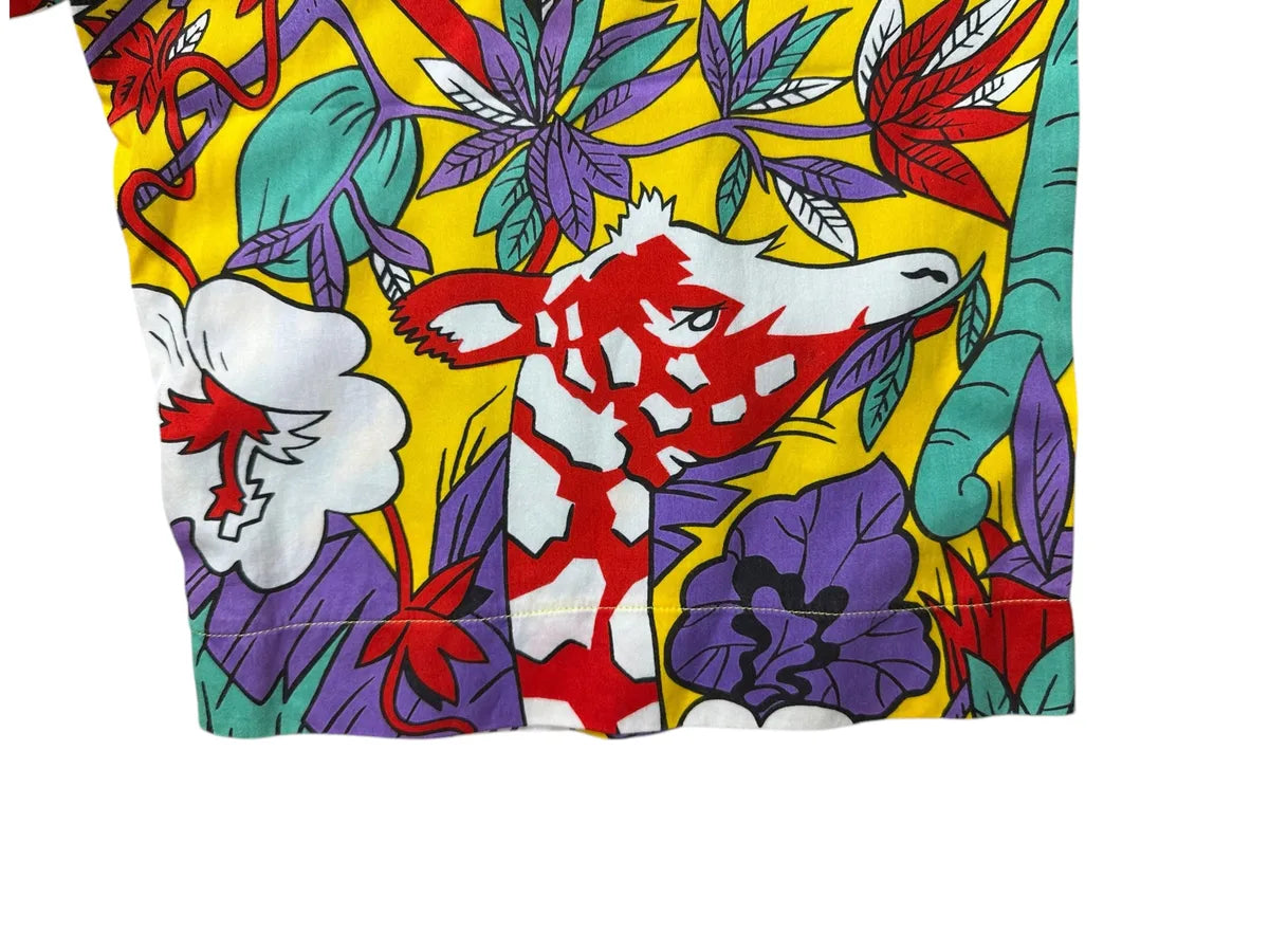 Camicia da donna vintage a fantasia