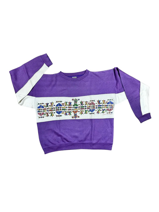 Felpa vintage senza cappuccio da donna