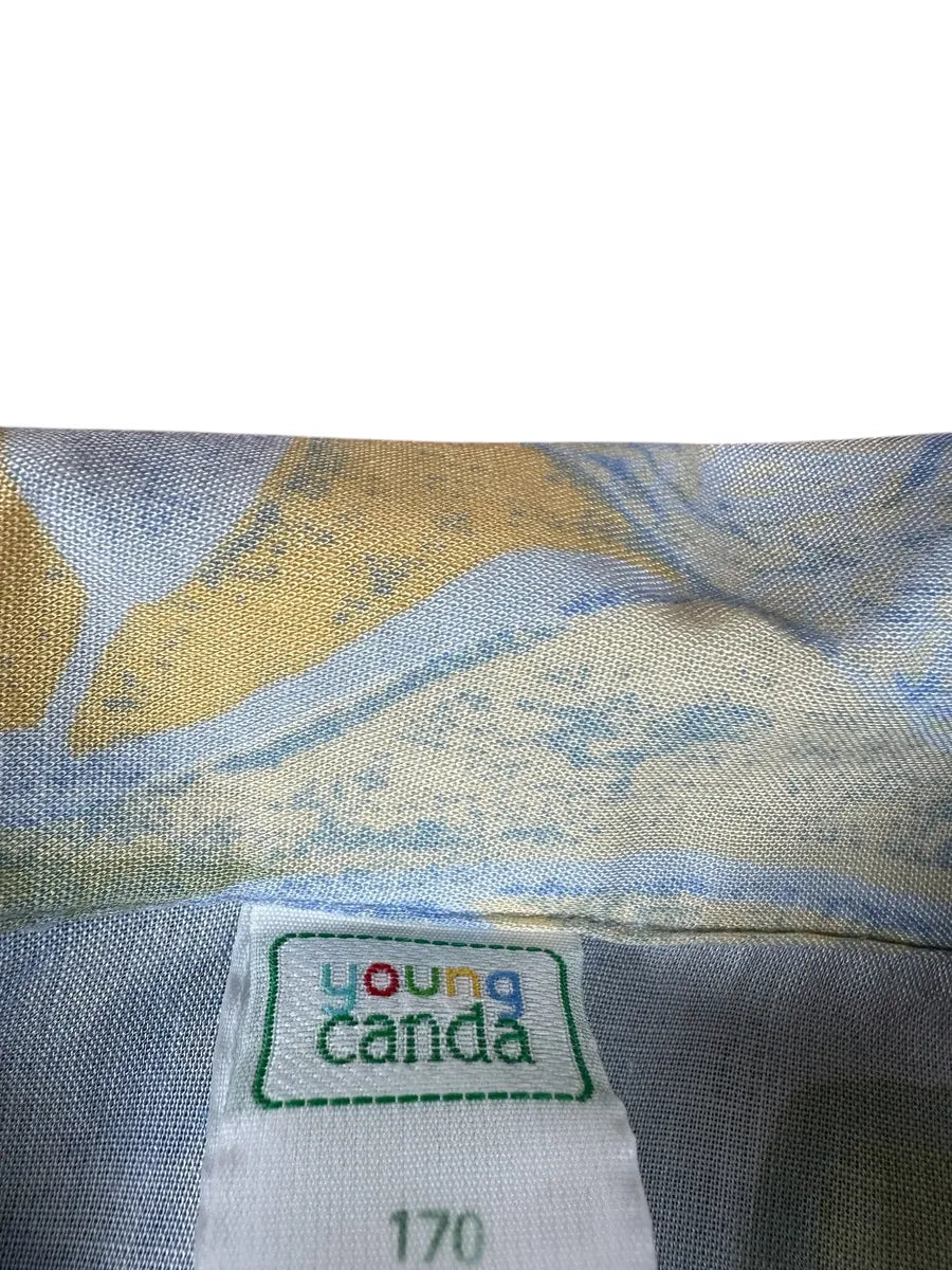 Camicia vintage da donna a fantasia