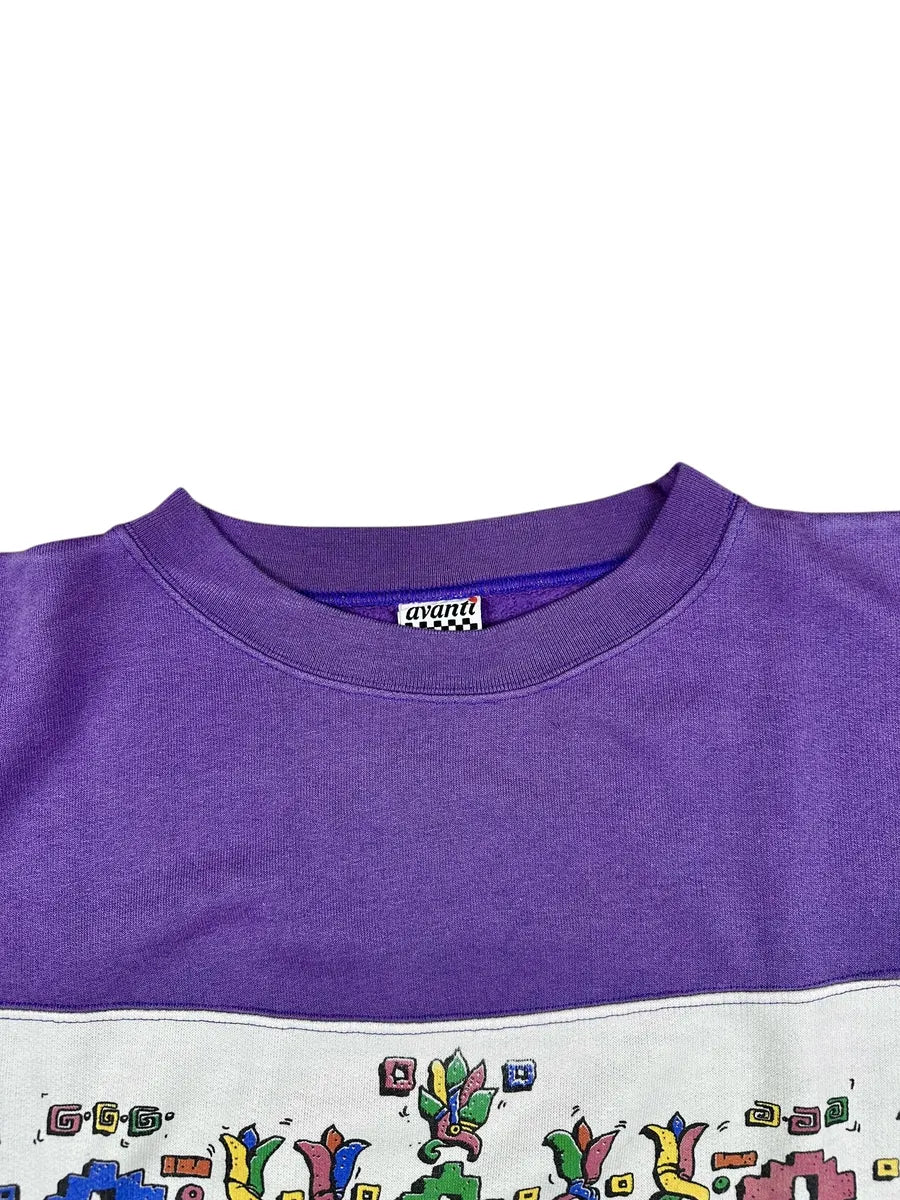 Felpa vintage senza cappuccio da donna