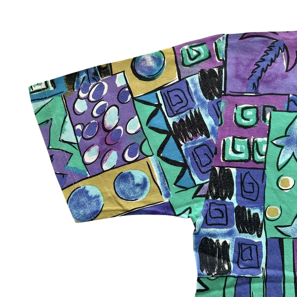 T-shirt vintage donna anni 90 a fantasia