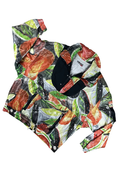 Giubbotto vintage a sacca da uomo a fantasia