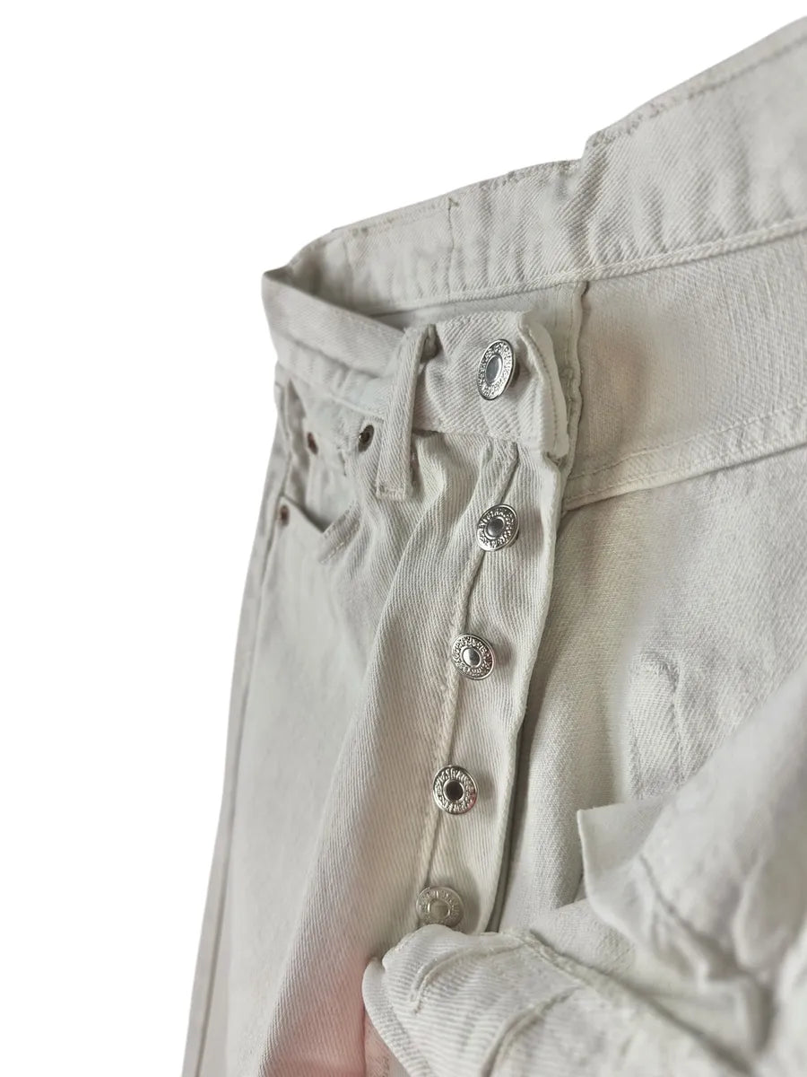 Jeans Levi's 501 panna da donna