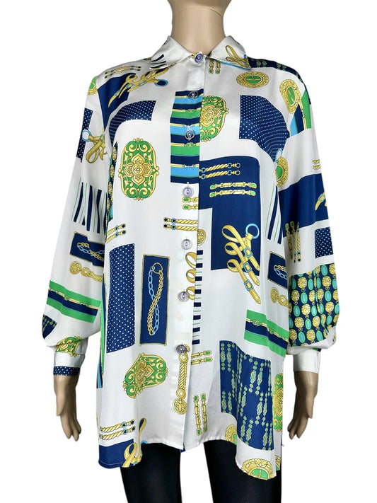 Camicia da donna a fantasia vintage