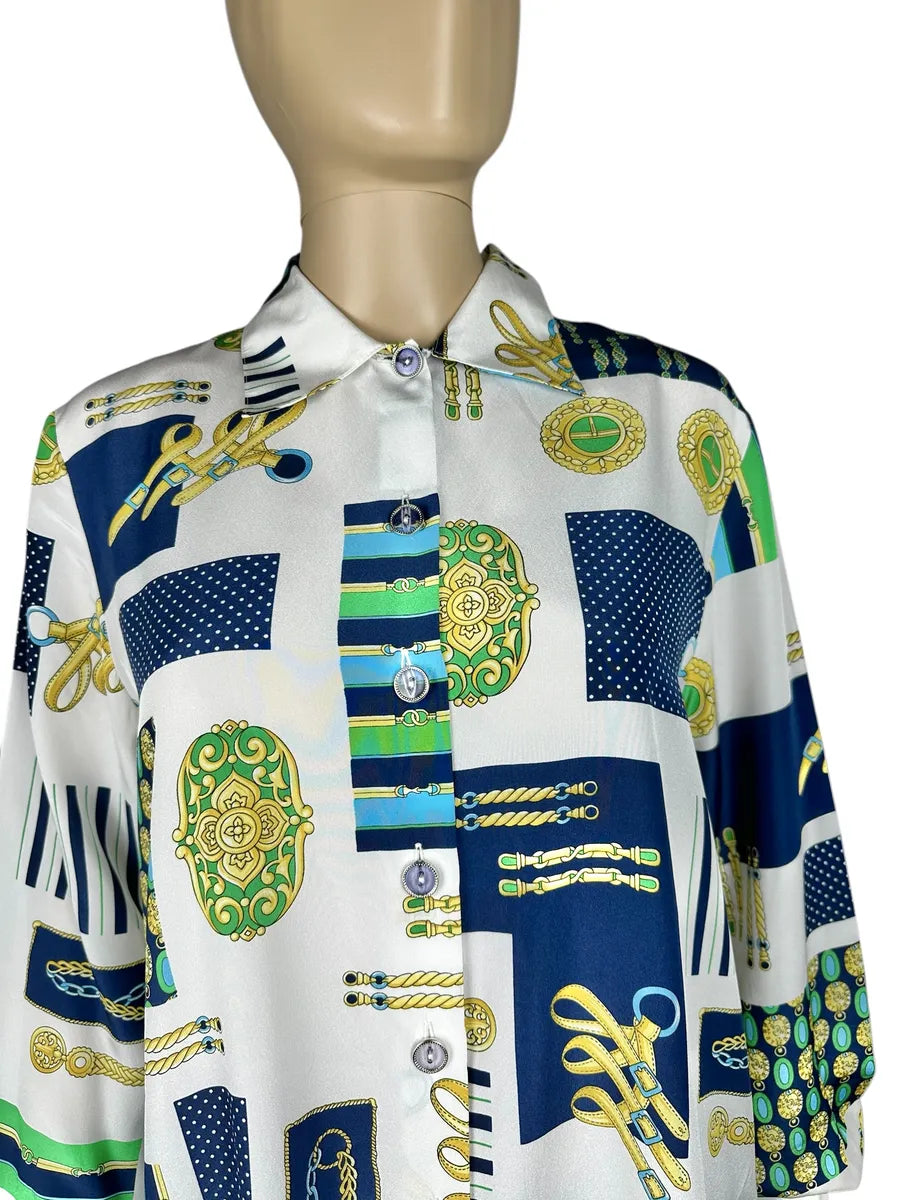 Camicia da donna a fantasia vintage