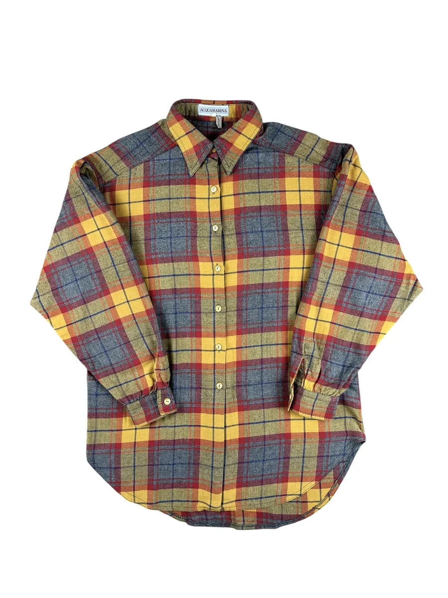 Camicia vintage da uomo a quadri