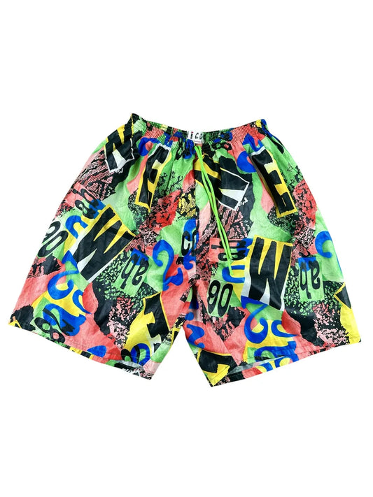 Costume uomo vintage anni ’90 fantasia abstract con lettere