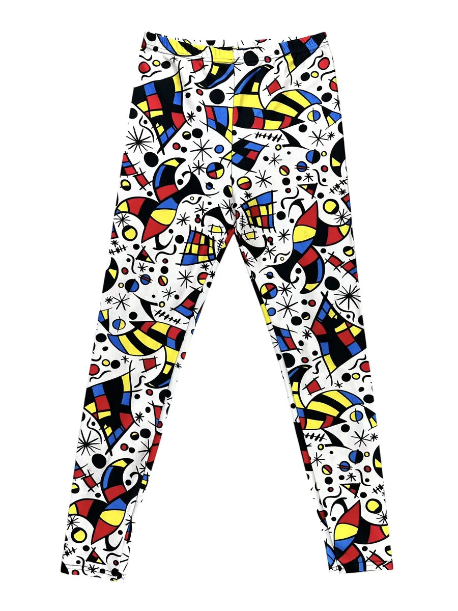 Legging vintage Rodeo avec imprimé abstrait style Joan Miró