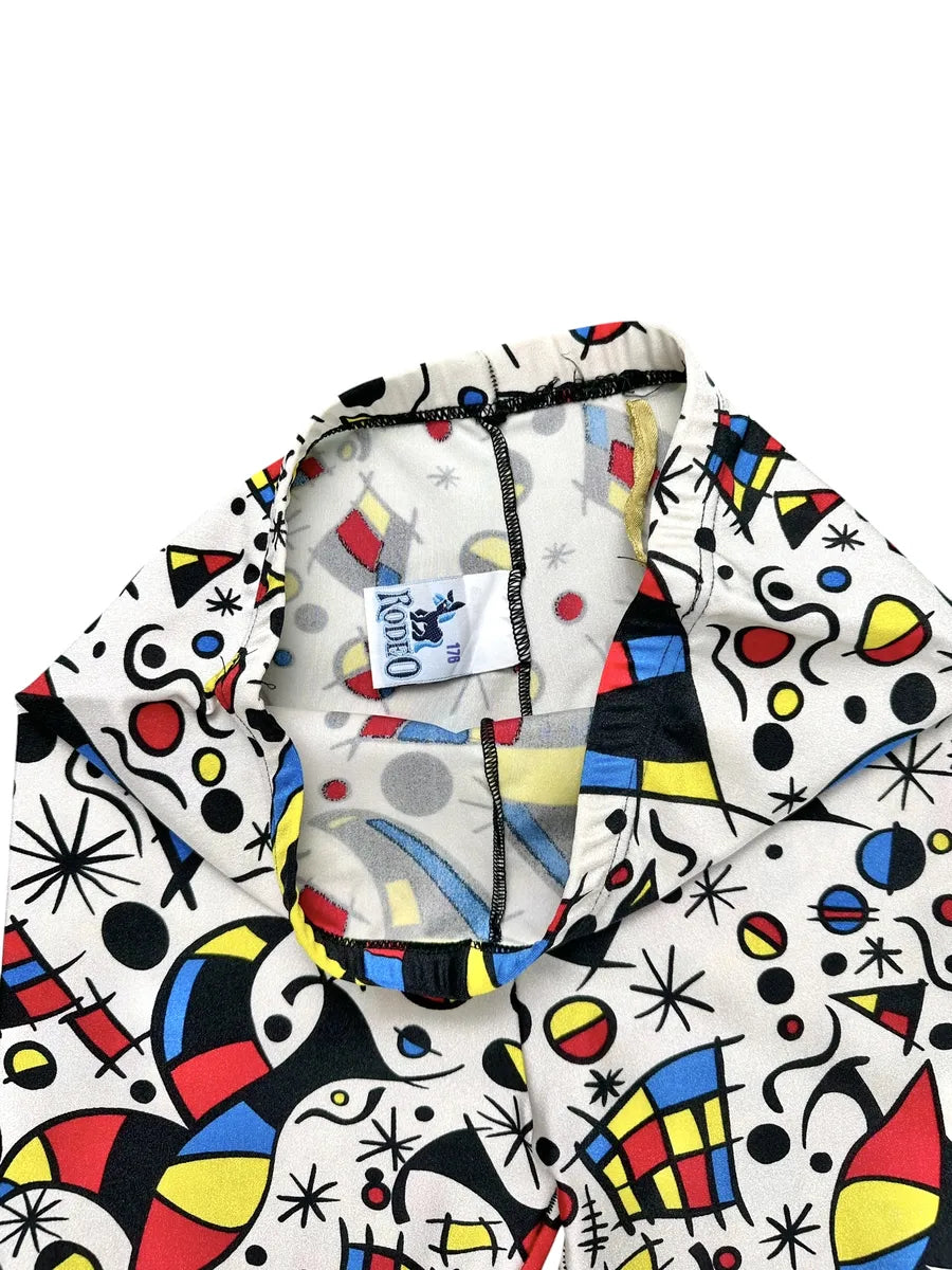 Legging vintage Rodeo avec imprimé abstrait style Joan Miró