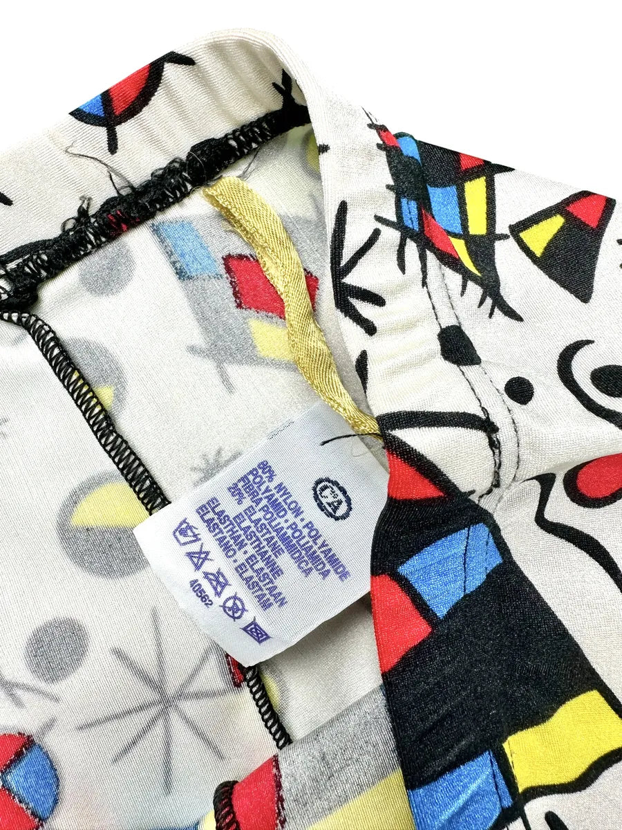 Legging vintage Rodeo avec imprimé abstrait style Joan Miró