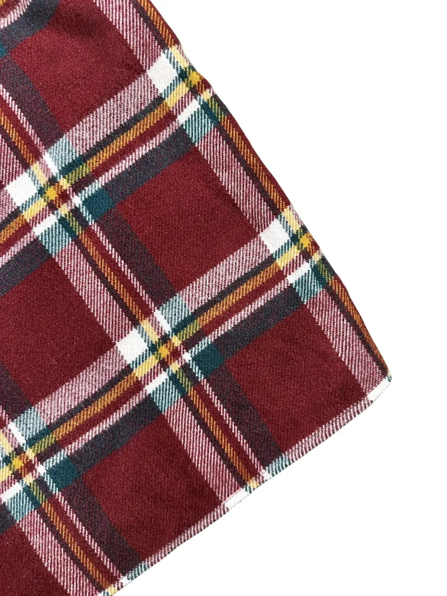 Camicia Uomo Vintage Pesante Artin Drys a Quadri Rosso e Nero - abbigliamento e vestiti vintage