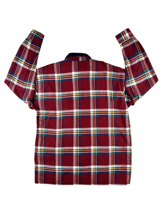 Camicia Uomo Vintage Pesante Artin Drys a Quadri Rosso e Nero - abbigliamento e vestiti vintage