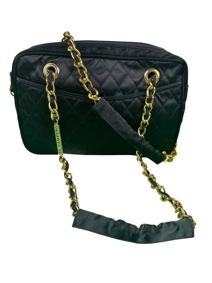Borsa Vintage El Campero Trapuntata Nera a Spalla