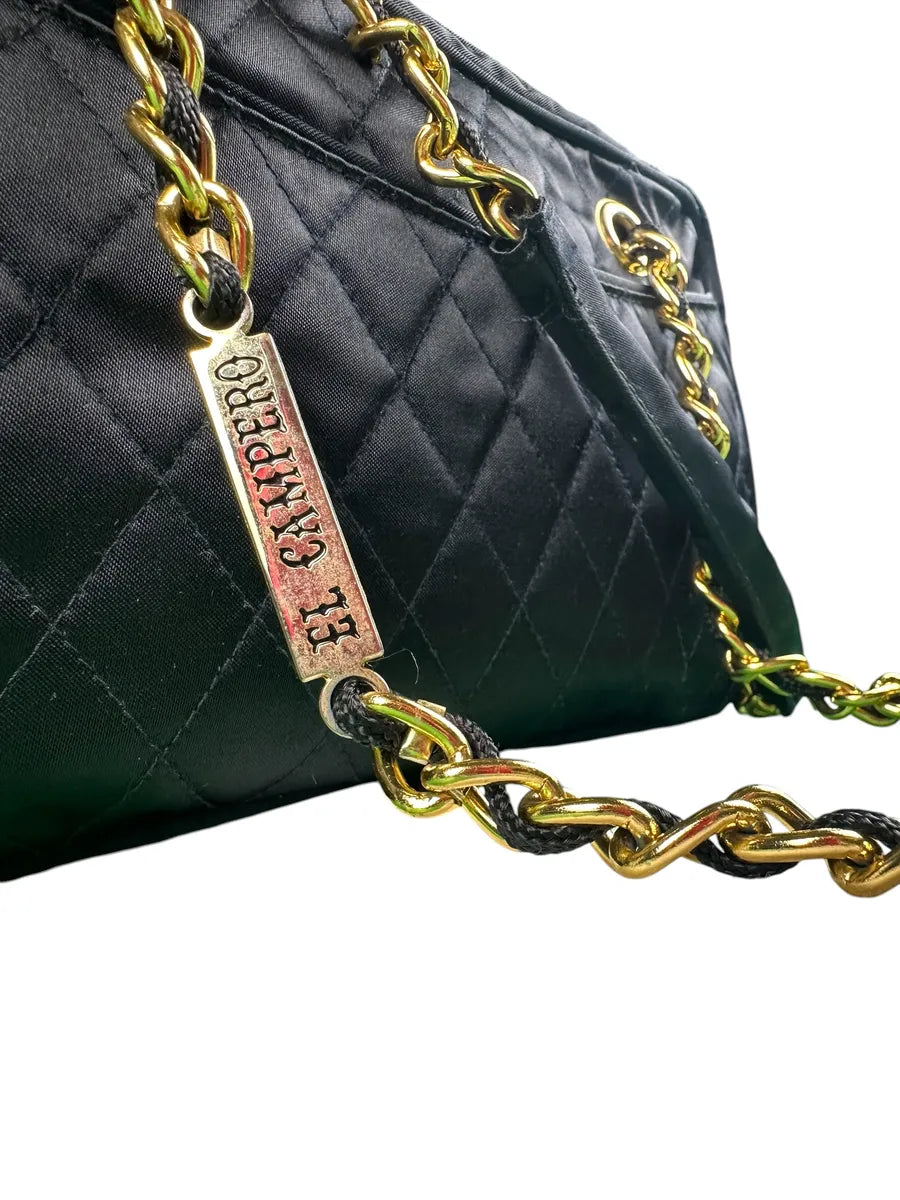Borsa Vintage El Campero Trapuntata Nera a Spalla