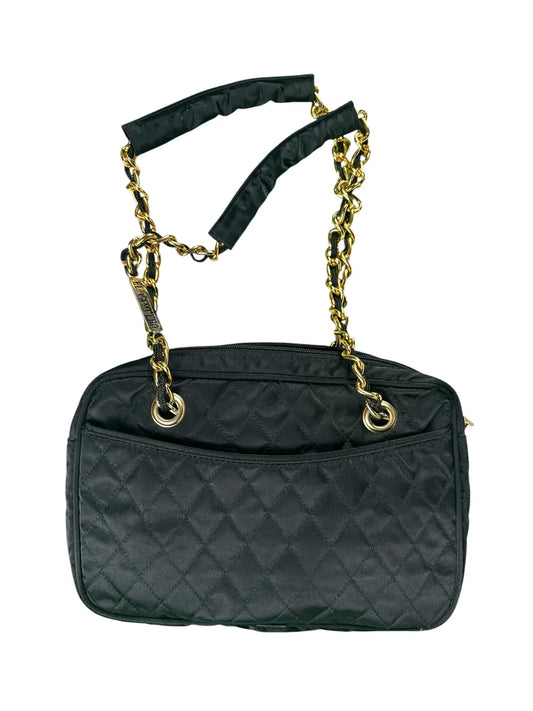Borsa Vintage El Campero Trapuntata Nera a Spalla - abbigliamento e vestiti vintage