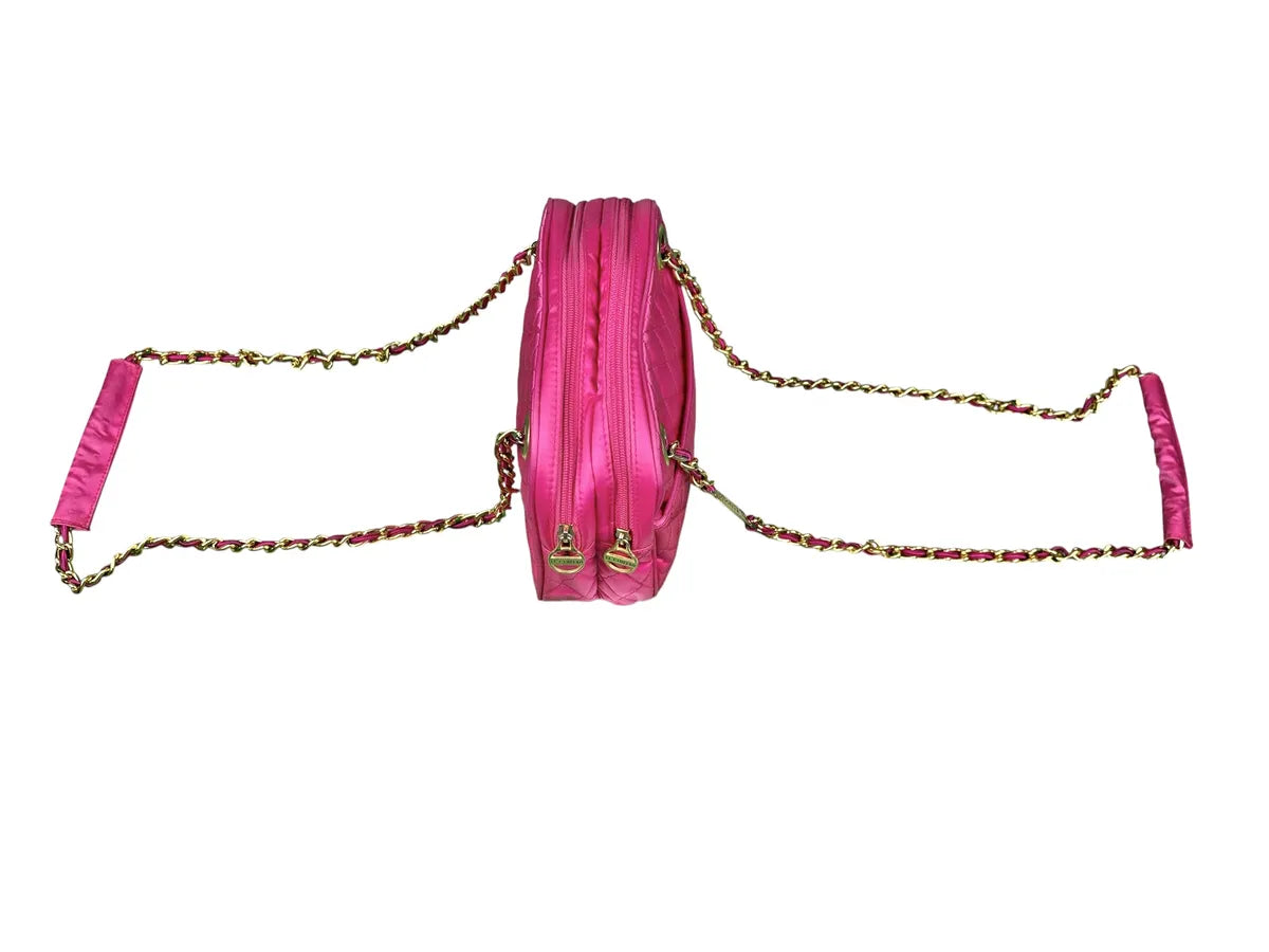 Borsa Vintage El Campero Trapuntata Fucsia a Spalla