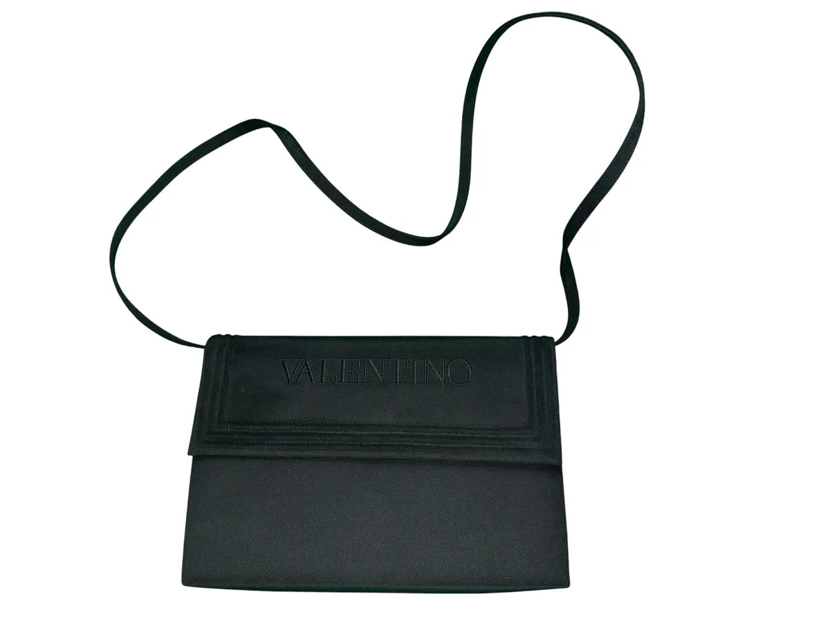 Borsa Vintage Valentino Les Sacs Nera a Tracolla e a Mano
